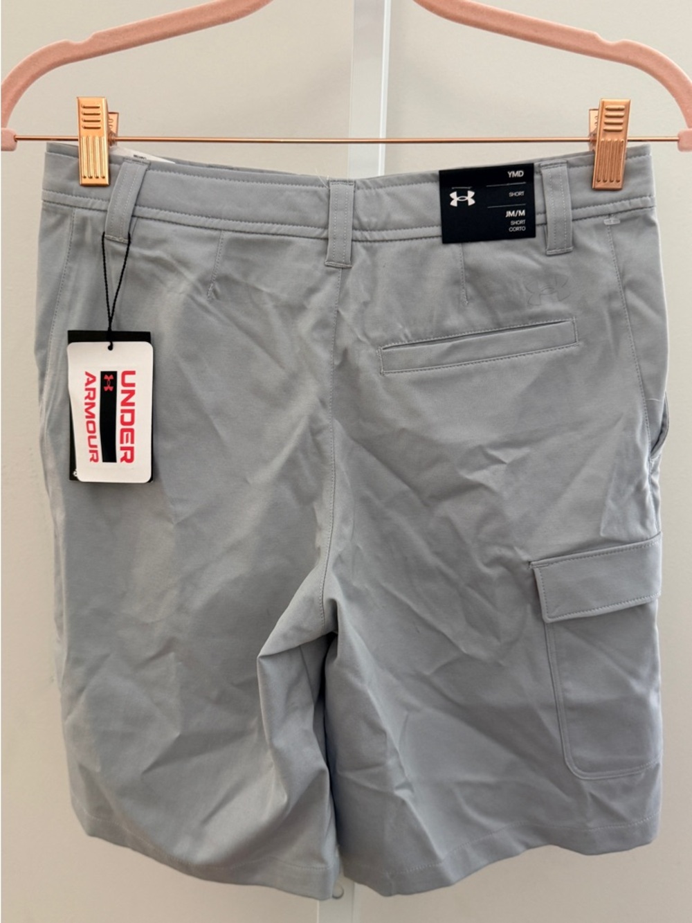 Under Armour Light Gray Cargo Shorts - Picture 3 of 6